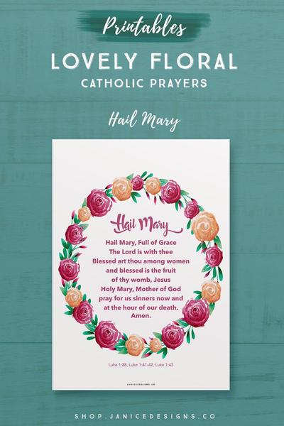 The Hail Mary prayer